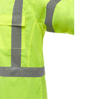 Chemise de travail &agrave; manches longues et X au dos Bisley avec X-Airflow, Poly-coton, Petit, Jaune lime haute visibilit&eacute; Toolneeds Inc.