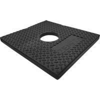 Base en caoutchouc pour poteau d&eacute;lin&eacute;ateur, 10 lb Toolneeds Inc.