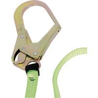 SA-54022-4 Shock Absorbing Lanyard, 4', Form Hook Center, Snap Hook Leg Ends, Polyester Toolneeds Inc.