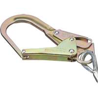SA-5502-6 Shock Absorbing Lanyard, 6', Form Hook Center, Snap Hook Leg Ends, Galvanized Steel Toolneeds Inc.