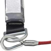 SA-5502-6 Shock Absorbing Lanyard, 6', Form Hook Center, Snap Hook Leg Ends, Galvanized Steel Toolneeds Inc.