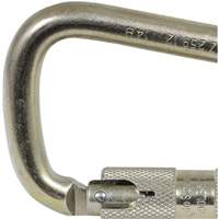 CP-03015-1 Zinc Plated Carabiner with 1" Gate Opening, Steel Toolneeds Inc.