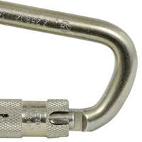 CP-03015-1 Zinc Plated Carabiner with 1" Gate Opening, Steel Toolneeds Inc.
