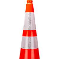 Premium Traffic Cone, 36", Orange, 4" & 6" Reflective Collar(s) Toolneeds Inc.