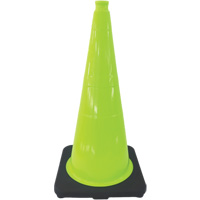 Premium Traffic Cone, 18", Lime Green Toolneeds Inc.