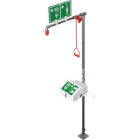 Douche combin&eacute;e avec cuvette ferm&eacute;e en ABS et entr&eacute;e inf&eacute;rieure, Socle Toolneeds Inc.