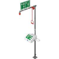 Douche combin&eacute;e avec cuvette ferm&eacute;e en ABS et entr&eacute;e sup&eacute;rieure, Socle Toolneeds Inc.