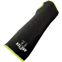 Cut-Resistant Sleeve with Thumb Hole, Polyethylene/Steel, 10", ASTM ANSI Level A5, Black/Yellow Toolneeds Inc.