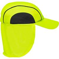 Cooling Hat with Neck Shade, Hi-Vis Lime Toolneeds Inc.