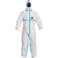 Hooded Coveralls, Small, White, Tyvek&reg; 600 Toolneeds Inc.