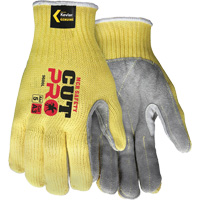 CutPro&reg; Cut Resistant Work Gloves with Split Leather Palm, Size Small, 7 Gauge, Kevlar&reg; Shell, ASTM ANSI Level A3 Toolneeds Inc.
