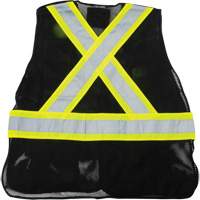 CSA Compliant Surveyor Vest, Black, Medium, Polyester Toolneeds Inc.