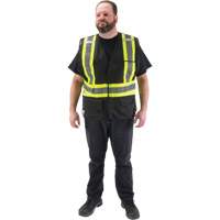 CSA Compliant Surveyor Vest, Black, Medium, Polyester Toolneeds Inc.