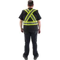 CSA Compliant Surveyor Vest, Black, Medium, Polyester Toolneeds Inc.