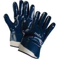 Gants &agrave; poignet de s&eacute;curit&eacute; de poids lourd, 11/2T-Grand, R&ecirc;vetement Nitrile, Enveloppe en Coton Toolneeds Inc.