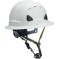 Casque Fibre Metal de style escalade avec bordure compl&egrave;te, R&eacute;pond aux normes CSA type 2, Suspension Rochet, Ventil&eacute; Toolneeds Inc.