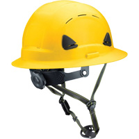 Casque Fibre Metal de style escalade avec bordure compl&egrave;te, R&eacute;pond aux normes CSA type 2, Suspension Rochet, Ventil&eacute; Toolneeds Inc.