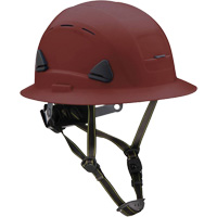 Casque Fibre Metal de style escalade avec bordure compl&egrave;te, R&eacute;pond aux normes CSA type 2, Suspension Rochet, Ventil&eacute; Toolneeds Inc.