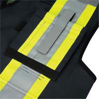 6679 High-Visibility Antimicrobial Mesh-Back Surveyor Vest, Black, Small, Polyester Toolneeds Inc.