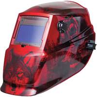 Auto Darkening Welding Helmet, 3.78" L x 2.05" W View Area, 9 - 13 Shade Range Toolneeds Inc.