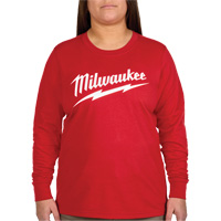 GRIDIRON Long Sleeve Logo T-Shirt, Women's, X-Small, Red Toolneeds Inc.
