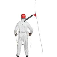 Harness-Compatible Disposable Coverall, Small, White, Tyvek&reg; 500 Toolneeds Inc.