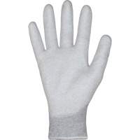 KnitActiv Electrostatic Dissipative Low-Linting White Gloves, 5, Polyurethane Coating, 13 Gauge, Nylon/Cotton Shell Toolneeds Inc.