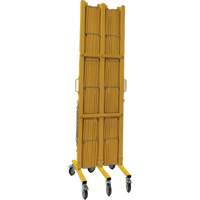 Expandable Barrier, 84" H x 20' L, Yellow Toolneeds Inc.