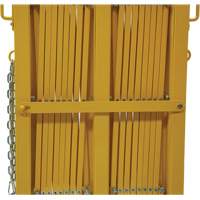 Expandable Barrier, 84" H x 20' L, Yellow Toolneeds Inc.