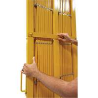 Expandable Barrier, 84" H x 20' L, Yellow Toolneeds Inc.