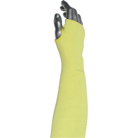 Kut Gard&reg; 2-Ply Cut-Resistant Sleeve with Thumb Hole, Aramid/ATA&reg;, 10", ASTM ANSI Level A6, Yellow Toolneeds Inc.