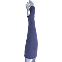 Kut Gard&reg; ECO Series 2-Ply ASP Sleeve with Thumb Hole, Aramid, 14", ASTM ANSI Level A3, Purple Toolneeds Inc.