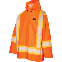 R804 Hurricane Rain Jacket, Small, High Visibility Orange Toolneeds Inc.