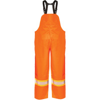 R805 Hurricane Bib Pants, Small, High Visibility Orange Toolneeds Inc.