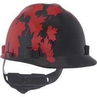 Specialty V-Gard&reg; Hard Hat, Ratchet Suspension, Black/Red Toolneeds Inc.
