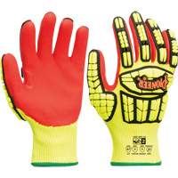 Cut and Impact-Resistant Gloves, Small, Synthetic Palm, Knit Wrist Cuff Toolneeds Inc.
