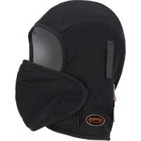 Pioneer 766A Flame-Resistant Quilted Hard Hat Liner with Detachable Mouthpiece, Black/Grey, Cotton/FR-Tech&reg;/Modacrylic/Nylon Toolneeds Inc.