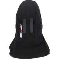 Pioneer 765A Flame-Resistant Quilted Hard Hat Liner with Long Neck & Detachable Mouthpiece, Black/Grey, Cotton/FR-Tech&reg;/Modacrylic/Nylon Toolneeds Inc.