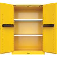 Utili-Guard+ Flammable Safety Cabinet, 45 gal., 2 Door, 43" W x 65" H x 22" D Toolneeds Inc.