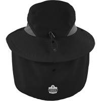 Chapeau de garde forestier 8934 Chill-Its avec prot&egrave;ge-nuque, petit/moyen, Noir Toolneeds Inc.
