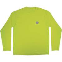 Chill-Its 6689 Cooling Long Sleeve Sun Shirt with UV Protection, High-Visibility Lime-Yellow, Small Toolneeds Inc.