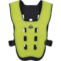 Veste de refroidissement &eacute;vaporatif Chill-Its 6685 avec fermeture &agrave; glissi&egrave;re, T-petit, Jaune lime haute visibilit&eacute; Toolneeds Inc.