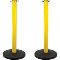 Industrial Stanchion, 37" High, Yellow Toolneeds Inc.