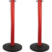 Industrial Stanchion, 37" High, Red Toolneeds Inc.