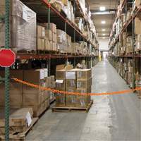 Magnetic Chain Barrier Warehouse Kit, Orange Toolneeds Inc.