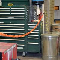 Magnetic Chain Barrier Warehouse Kit, Orange Toolneeds Inc.