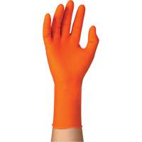 TOUCHNTUFF 93-800 Disposable Gloves, 6.5/7, Latex/Neoprene/Nitrile, 23.6-mil, Powder-Free, Orange Toolneeds Inc.