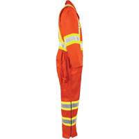 High-Visibility Unlined Coveralls, Small, High Visibility Orange Toolneeds Inc.
