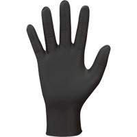 Gants jetables 709B PyraGrip, 7/Petit, Nitrile, 8 mils, Sans poudre, Noir Toolneeds Inc.