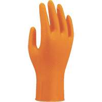 Gants jetables haute visibilit&eacute; 709HVO, 7/Petit, Nitrile, 8 mils, Sans poudre, Orange Toolneeds Inc.